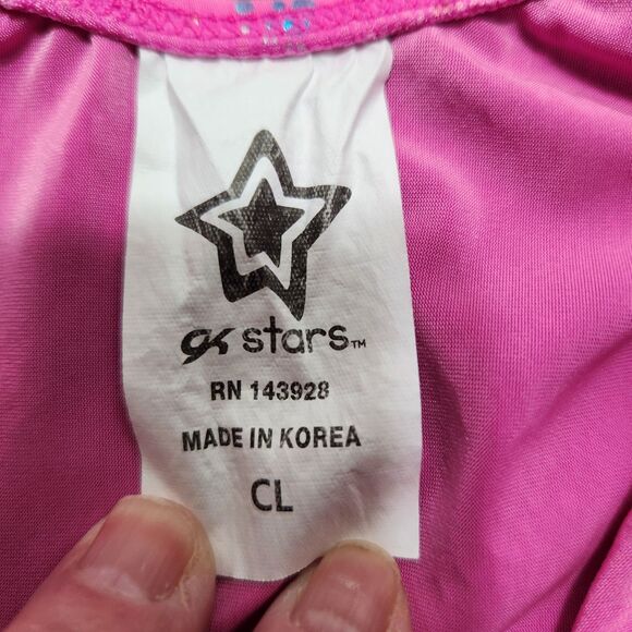 GK Stars Body Leotard Shorts Pink/Purple CL - Picture 5 of 5